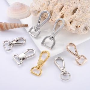 China ISO9001 Gold Swivel Clasps Lanyard Snap Hook Antiwear For Crafting on sale