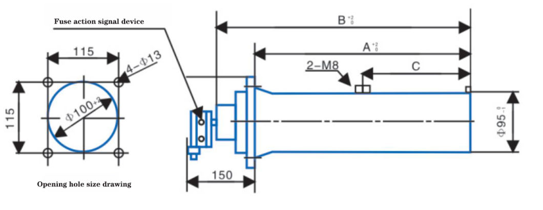 Xrnt3-15.5q High-Voltage Current-Limiting Fuse for The Wind Power Transformer Protection
