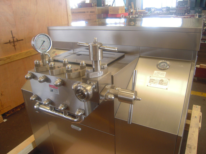 Steel 32Mpa Compact Dairy Milk Homogenizer Machine