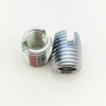 303 Stainless Steel Material Self Tapping Threaded Inserts For Plastic M6