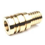 High Precision Medical Equipment Parts / Brass Gas Pipe Joints Environmentally