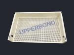 Cigarette Making Machinery Plastic Tray Filter Rod Trays Holder Beige Color
