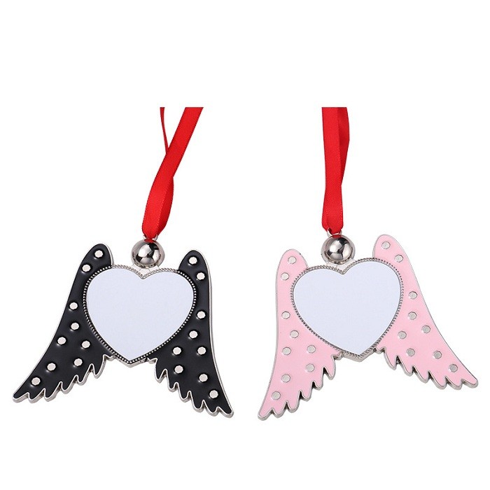 Christmas Tree Decorations Metal Pendant For Sublimation