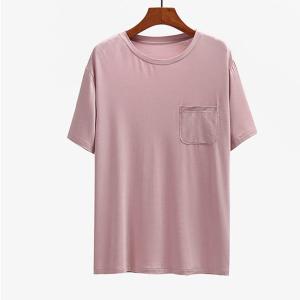 Quality Sublimation White Pink Cotton Blank T Shirts Knitted Breathable wholesale