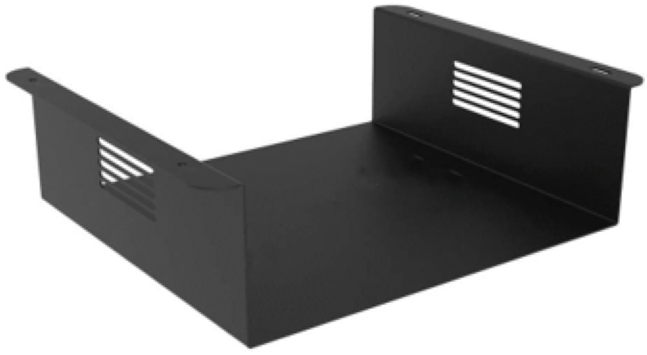 Non-folding Rack Under Desk CPU Mount Customizable Logo for Professional Workstations
