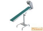 Food Delivery 22kW 2000mm Aluminium Frame Flat Belt Conveyor