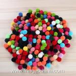 Wholesale Colorful DIY Multicolored Pom Pom Ball For Hat Costume Christmas