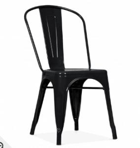 Quality Tolix chair American Iron art Milk tea Western restaurant coffee table chair leisure hot pot restaurant metal back chair wholesale