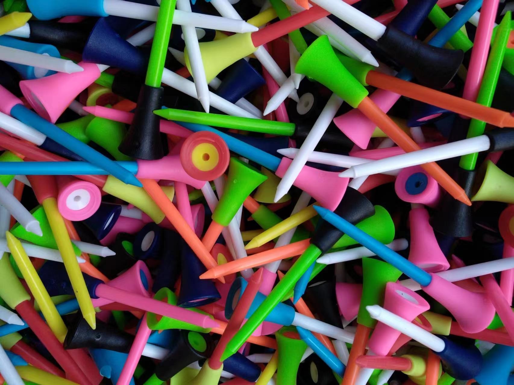 rubber golf tee , golf tees , golf tee (rubber head + plastic shaft)