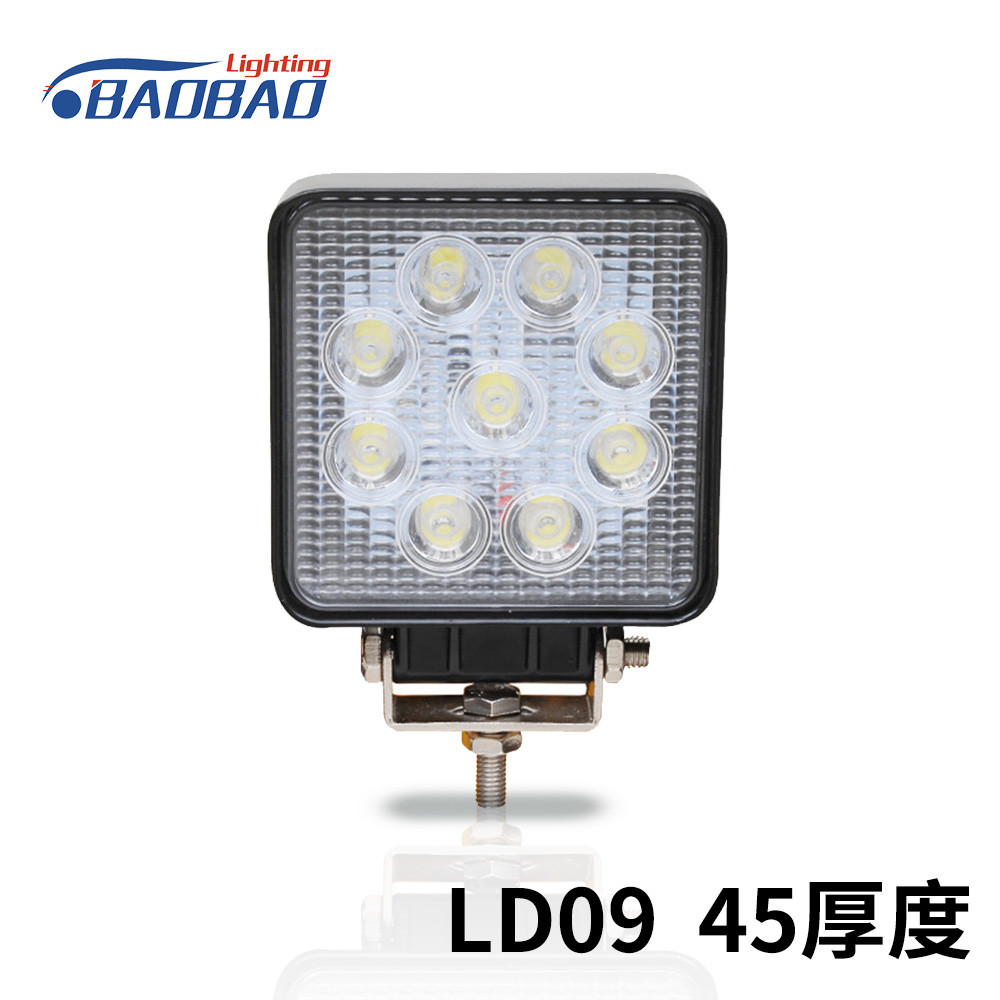 LD09 45mm 27W 9LED led work light