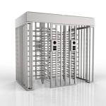 Durable Auto Full Height Turnstile Gate With LED Direction Indication