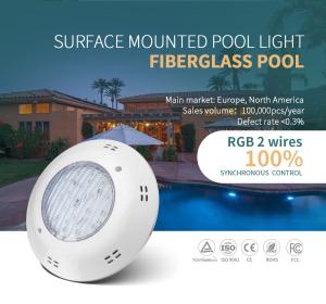 Quality Hanging IP68 2860ma Waterproof Swimming Pool Lights FCC wholesale