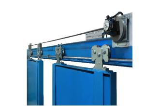 Quality High security military bases Rail wheel automatic Heavy duty bank access door wholesale