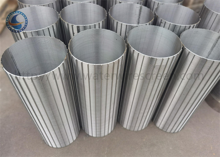 304 Stainless Steel Wedge Wire Screen Tube Wound Slot