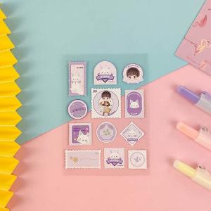 Quality Printed DIY Waterproof Stickers Kindergarten Reward Cartoon Character Stickers wholesale