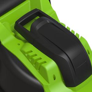 Quality 98CC Hand Push Electric Lawn Mowers Cutting Width 320mm Petrol Rear Roller Lawn Mowers wholesale