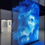 Transparent 90% Flexible LED Screens with 3840Hz Refresh Rate for Glass