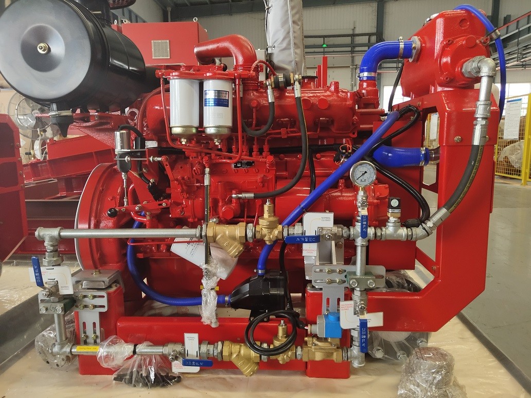 UL / FM Fire Fighting Pump Set / Diesel Engine Driven Fire Fighting Pump 227M3/H 69m