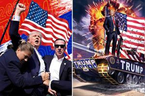 Quality Customized President Image 3d Lenticular Print 3D Flip Effect Poster wholesale