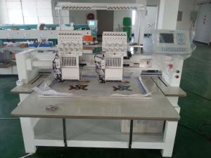 Quality Tubular Double Head Embroidery Machine Commercial With LCD Display wholesale