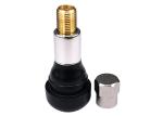 TR413C Chrome Tire Valve Stems , Tubeless Car Tyre Valve EPDM And Aluminum Stem