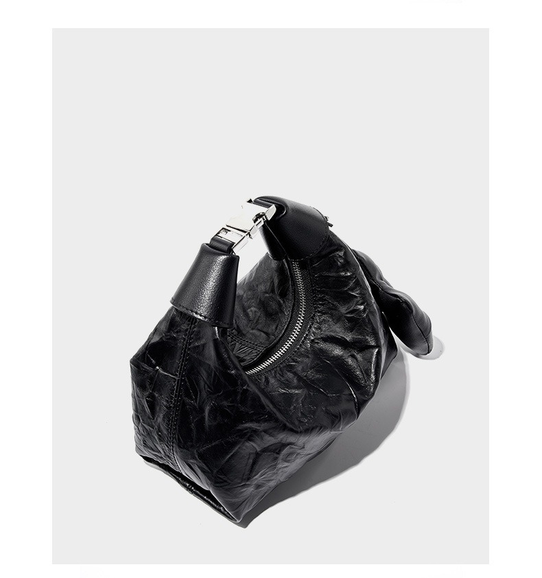 Women Shoulder Bags Tote Bag Candy ZIP Trendy 2024 Luxury Retro Genuine Leather Women