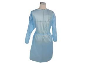 Quality Polypropylene Disposable Isolation Gown Blue Surgeon Operating Non - Irritating wholesale