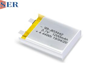 Quality OEM 3.7V 7.4V 11.1 Volt Li Ion Polymer Battery 1200mAh Lipo Cell 803442 wholesale