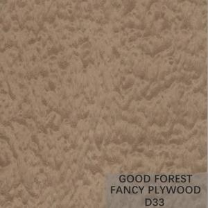 Quality Customized Burl Veneer Plywood Board Fancy Root Canal Veneer wholesale