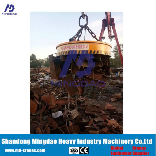 Electromagnetic Lift for Overhead Bridge Using, Waste Steel Transport Electromag