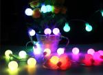 5m 16FT 30pcs LED flash string lights Christmas bar lights star lights ball