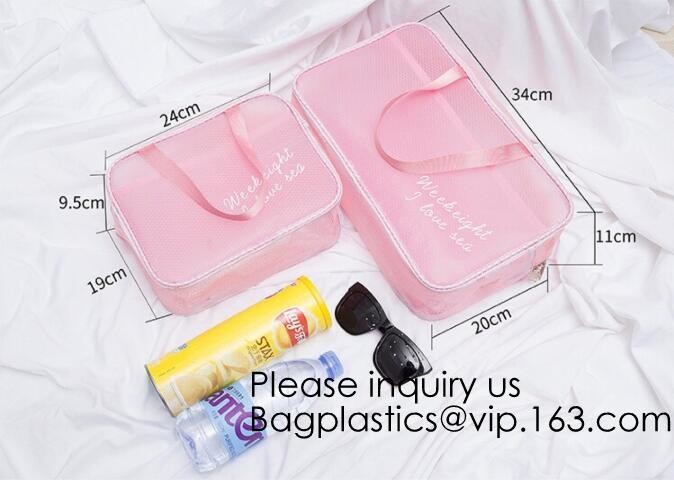 Waterproof PVC Cosmetic Pouch Wholesale Cheap Make Up Makeup Case Bag Travel Toiletry Pouch Organizer, bagease, bagplast