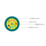 Telecommunication Networks Gjfjv-24b1 Fiber Optic Cable with Low Smoke Zero
