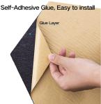 12" X 10" X 0.4" Hexagonal Design Self Adhesive Acoustic Panels Flame Resistant