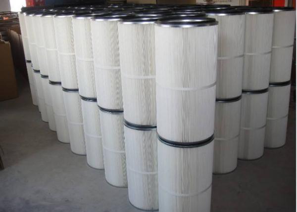 Cheap Industry Dust Collector Cartridge Filter Cleaning With Pleated Filtration Fabric Medium for sale