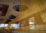 Hanging Door Insect Curtain Fly Screen / 2.0mm Stainless Steel Mesh Shower