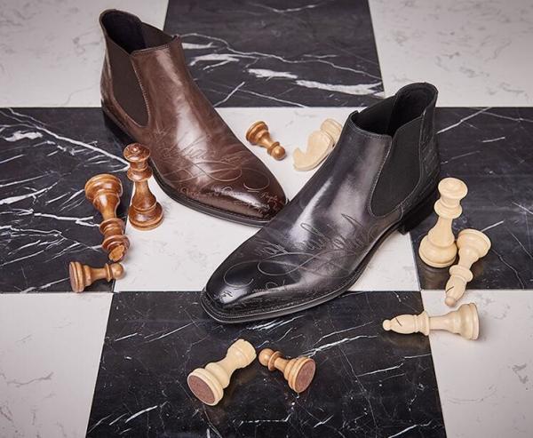 Handmade Genuine Mens Casual Leather Boots / High Ankle Boots Environmental