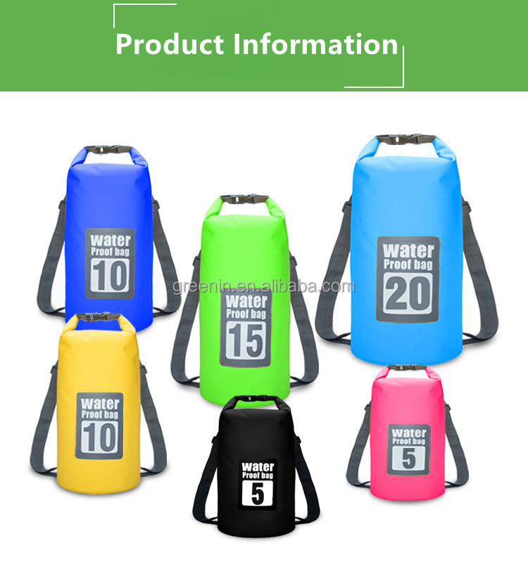 Durable Diving Dry Bags Waterproof Bag, Full Print Floating Ocean Pack Dry Bag