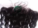 Malaysian virgin remy hair lace frontal 13''x4'' ,natural color natural wave 10'