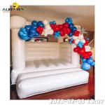 House Bouncing Inflatable Bounce House For Party White Jumping Bouncer