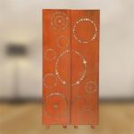 1.5-3mm Corten Steel Privacy Screen Garden Ornament