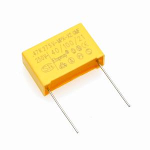 Quality 0.47uF 275VAC MKP X2 Film Capacitor P15mm 22.5mm For Home Applications wholesale