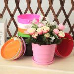 OEM PVC Hard Plastic Toy Flowerpot Furniture Water Based Paint Anti Scratch