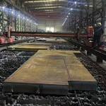 Flame Cutting Carbon Steel Plate Customized Material Cutting Parts