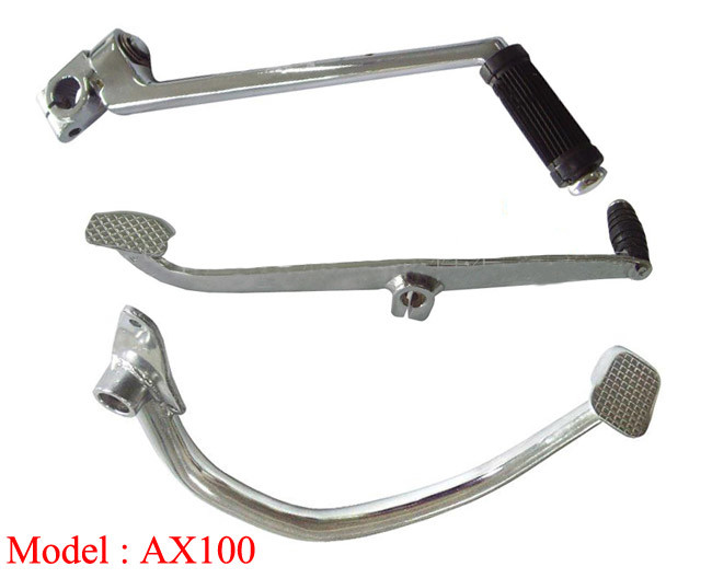 Aftermarket suzuki motorcycle parts AX100 other motorcycle parts Iron chrome kick starter pedal