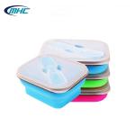 Reusable Silicone Collapsible Lunch Box Customized Food Storage Silicone
