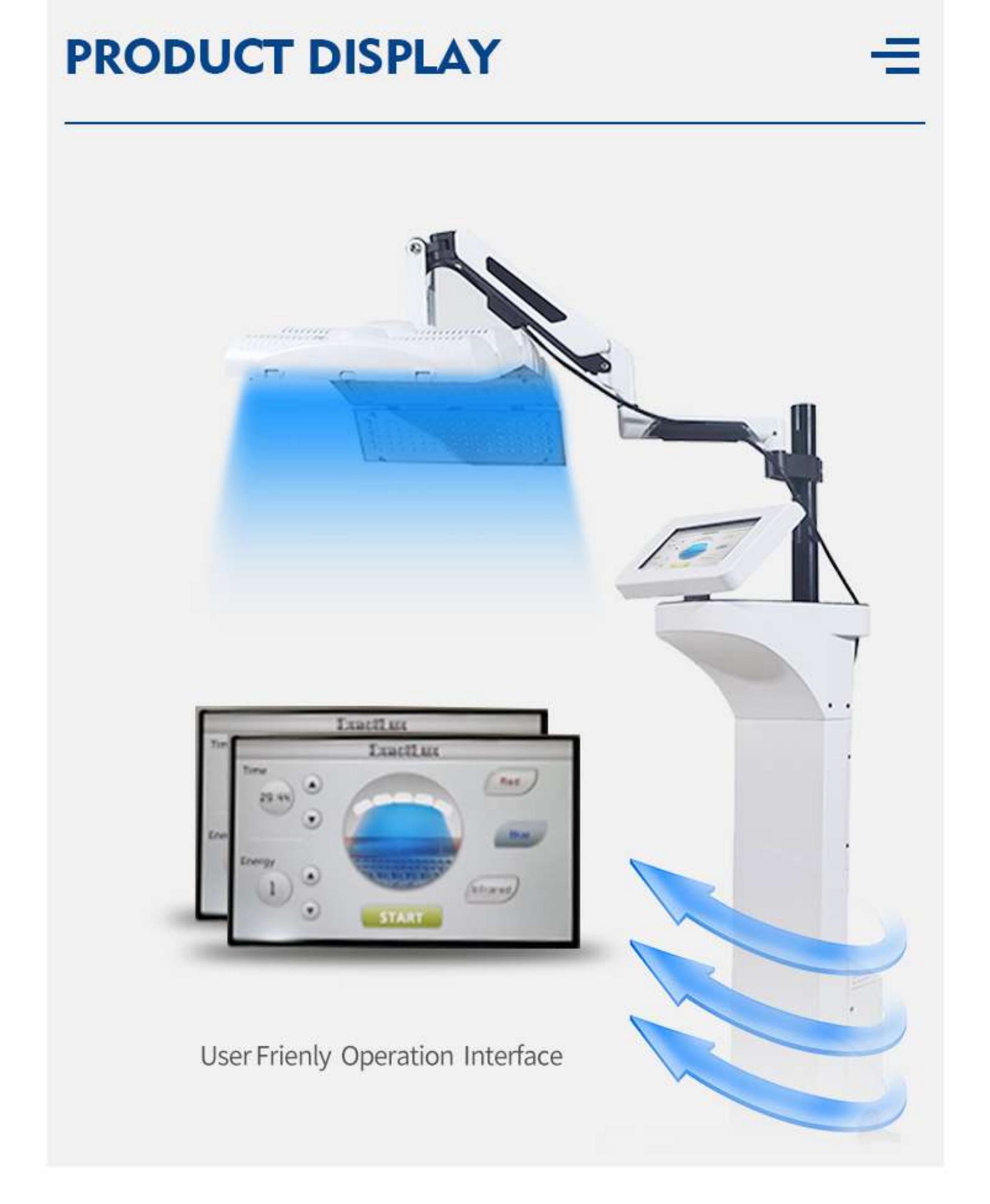 5 Independently Waves 850nm 415nm Infrared Led Light Therapy Machine