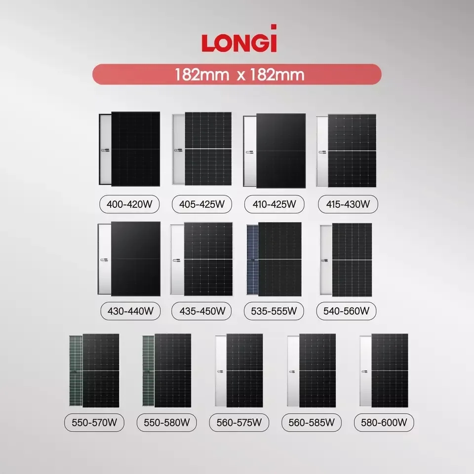 Longi Hi-Mo X6 Scientist Solar Panel 590W 595W 600W Power 144 Half Cell Solar Module LR5-72HTH