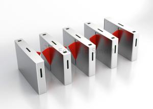 Quality Supermarket 45 Persons / Min Flap Barrier Pedestrian Swing Gate wholesale