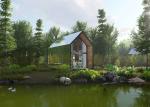 Unique Style Prefab Loft Homes , Modern Prefab Houses Villa With Smart Lock
